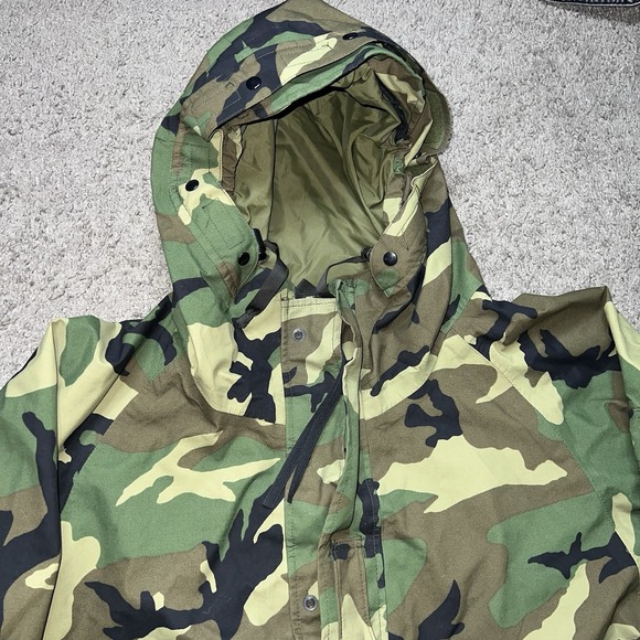 Propper Other - US Military Parka Cold Weather ECWCS Woodland Camo XL Short Jacket Goretex